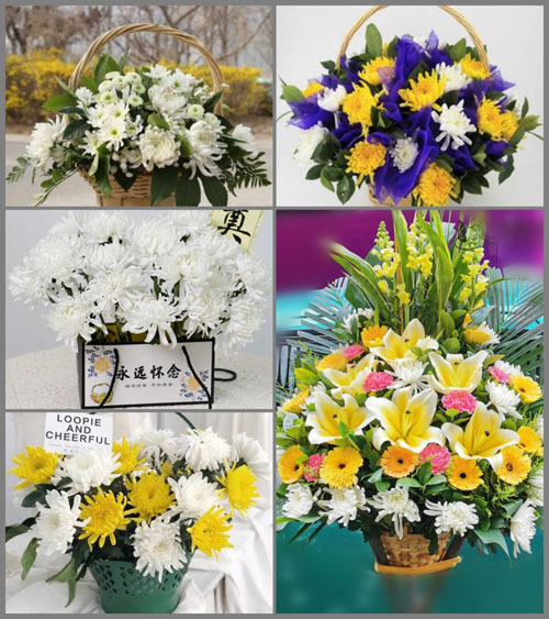 贵州毕节市织金县普翁乡白泥坡村白事提篮配送